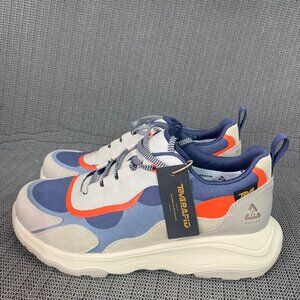 Teva Mens Size 8 White/Blue Geotrecca Low RP Hiking Shoes Comfortable